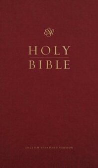ESV - Church Bible - LP -Red - Hardback