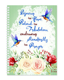 Schrijfdagboek softcover Rejocing in Hope