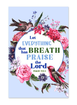 Notitieboek Let everything that has breath Ps. 150:6  
