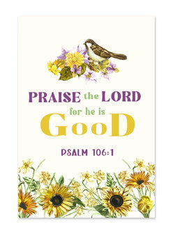 Notitieboek Praise the Lord Ps. 106:1    