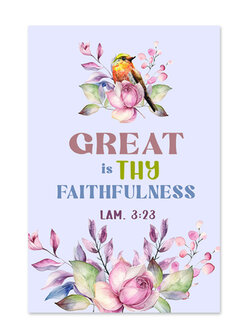 Notitieboek Great is thy faithfulness