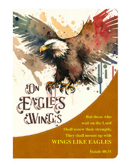 Lux lederen schrijfdagboek On eagles wings
