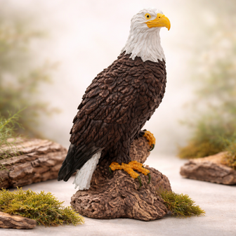 Beeld Adelaar op rots 7,5cm