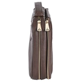 Bijbelhoes XL Saved By Grace bruin