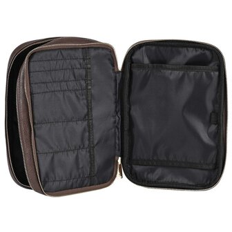 Bijbelhoes XL Saved By Grace bruin