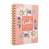 Schrijfdagboek spiraal For we are Gods Masterpiece