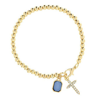 Display Edelsteen armbanden verguld assortie kleuren