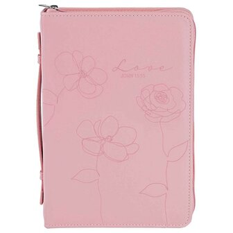 Bijbelhoes Large floral Joh. 13:35