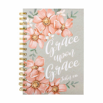 Schrijfdagboek spiraal Grace upon Grace