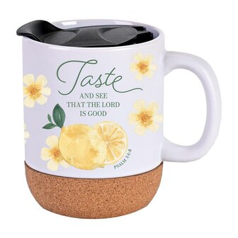 Mok met deksel Taste and see 350ml