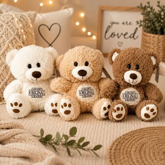Pluche knuffel beren God's original creation