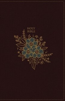 NKJV - Compact Thinline Bible - Grey, Leathersoft