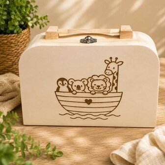 Houten koffer Ark van Noach
