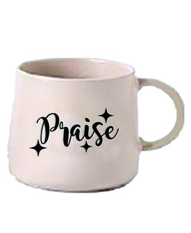 Mok Praise the Lord grijs/wit