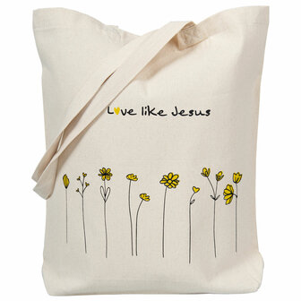 Katoenen tas Love like Jesus