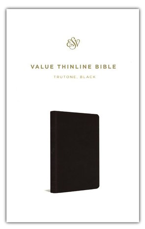 ESV gift bible black leatherlook
