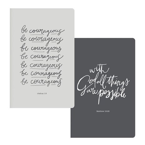 Notepad Set (2) Be courageous