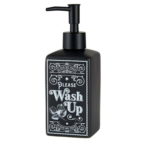 Soap Dispenser Please wash up in God we trust