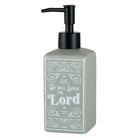 Soap Dispenser As for me and my house we will serve the Lord