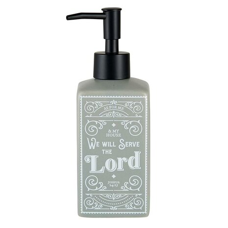 Soap Dispenser As for me and my house we will serve the Lord