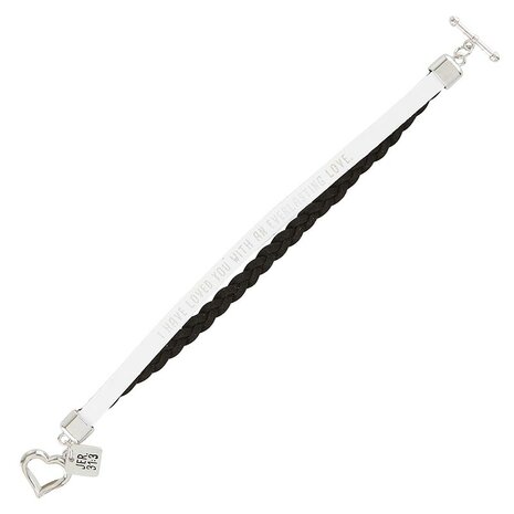 Clasp Bracelets I have Loved Black/White