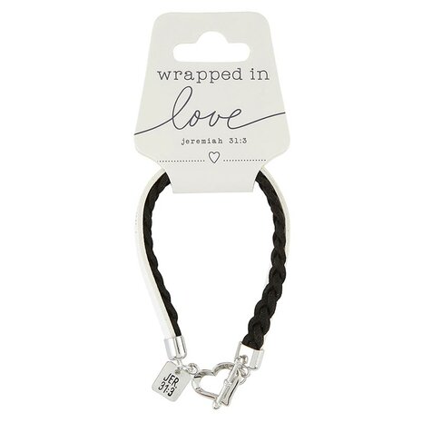 Clasp Bracelets I have Loved Black/White