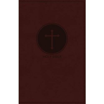 Burgundy, Imitation Leather NKJV - Deluxe Gift Bible