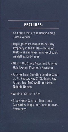 KJV - Study Bible - God keeps His promise   Blue, Hardcover 