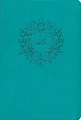 Blue, Imitation Leather - NKJV Large Print Thinline Bible