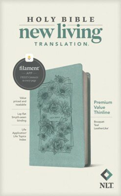 Teal, Leatherlook - NLT Premium Value Thinline Bible