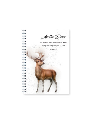 Wirebound Journal As the Deer 