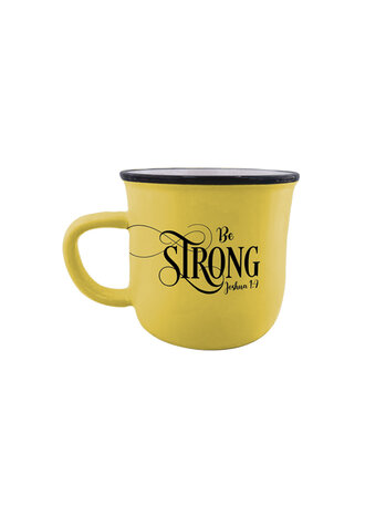 Mug Be strong  Yellow