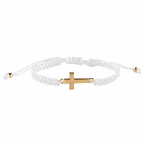 Bracelet cross nylon (set4) 