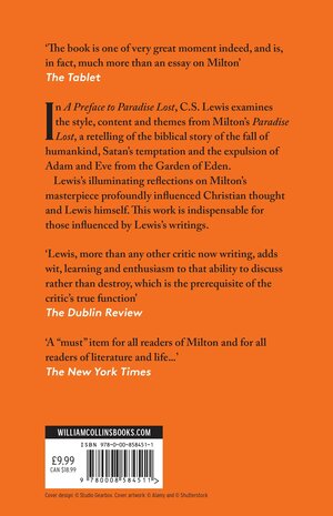 C.S. Lewis  Preface to Paradise Lost