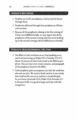 Rhodes, Ron 40 Days Through Bible Prophecy