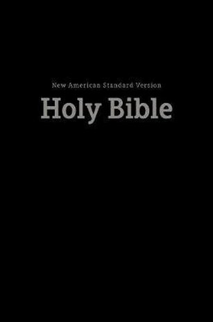 NASB, Pew and Worship Bible, Hardcover, Black, 1995 Text, Comfort Print (Hardback)