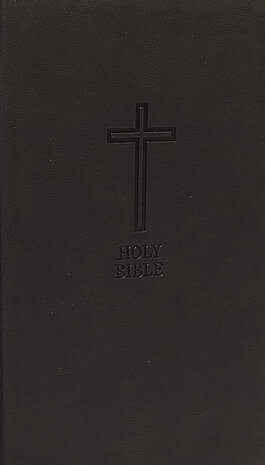 KJV, Value Thinline Bible, Large Print, Leathersoft, Black, Red Letter, Comfort Print