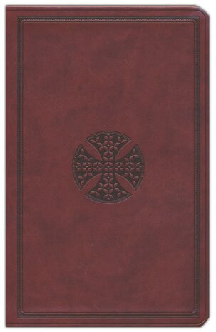 ESV - Value Thinline Bible (TruTone, Brown, Mosaic Cross Design)