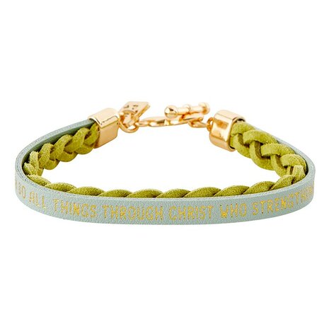 Armband wrapped in love groen