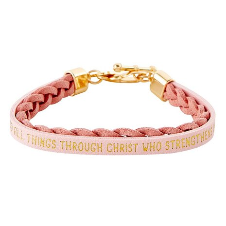 Bracelet wrapped in love pink