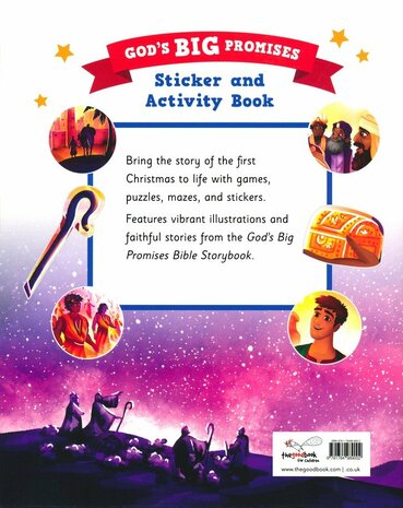  God's Big Promises Christmas Sticker and Activity Book - Carl Laferton