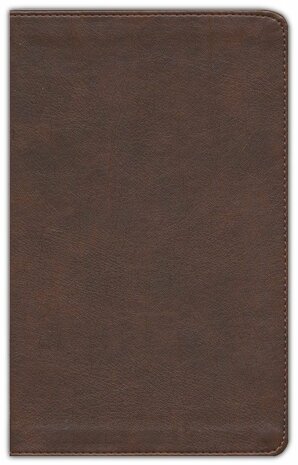 NLT - Thinline Center-Column Reference Bible, Filament-Enabled Edition--soft leather-look, rustic brown