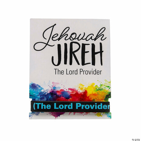  Bracelet sillicone  Jehovah Jireh