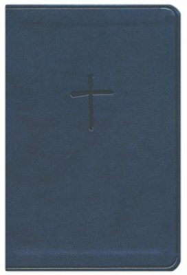  CSB Compact Bible, Value Edition--soft leather-look, navy blue