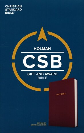 CSB Gift & Award Bible, Burgundy (Hardcover)