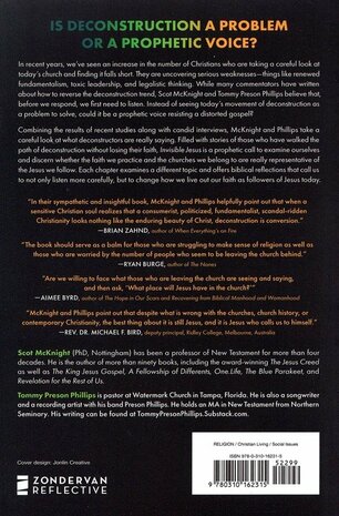 McKnight, Scot &  Phillips, Tommy Preso - Invisible Jesus: A Book about Leaving the Church and Looking for Christ