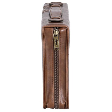 Bijbelhoes For I know bruin x-large 
