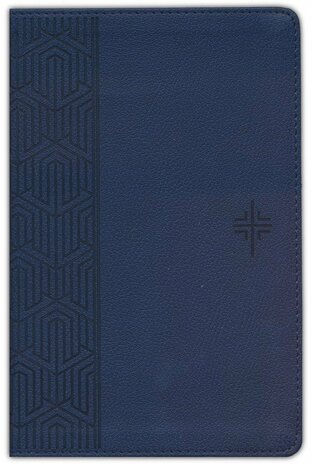 NLT Premium Gift Bible, Filament Enabled--soft leather-look, blue cross