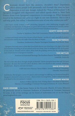 Eswine, Zack - Spurgeon's Sorrows  