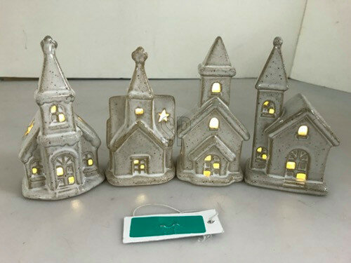 Porceleinen kerk LED licht 